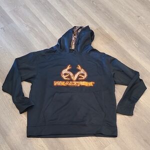 Free With Purchase Realtree Black Hoodie with Orange Logo